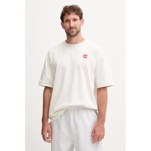 The North Face Pamučna majica Redbox boja: bež, bez uzorka, NF0A8EG5QLI1 Cijene