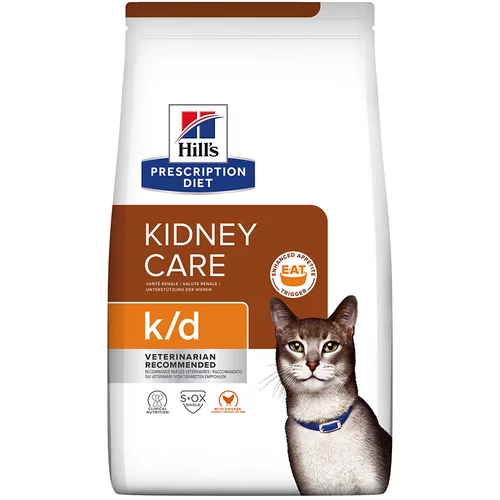 Hill’s Prescription Diet k/d Kidney Care s piletinom - 2 x 3 kg