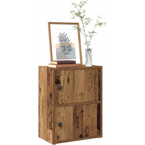  Regal za knjige boja starog drva 40x24x52 cm konstruirano drvo Cijene