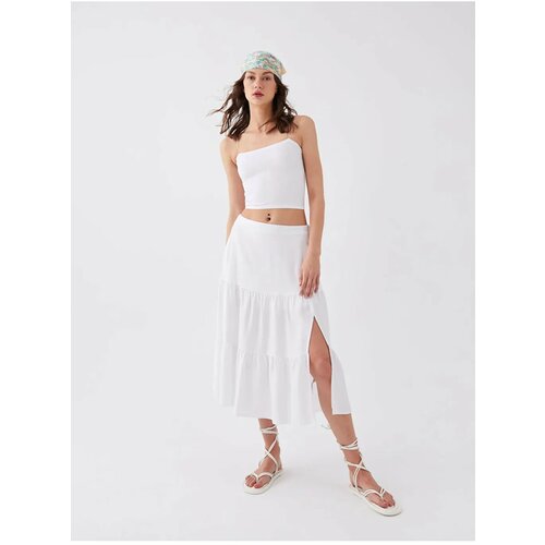 LC Waikiki Skirt - White - Midi Slike