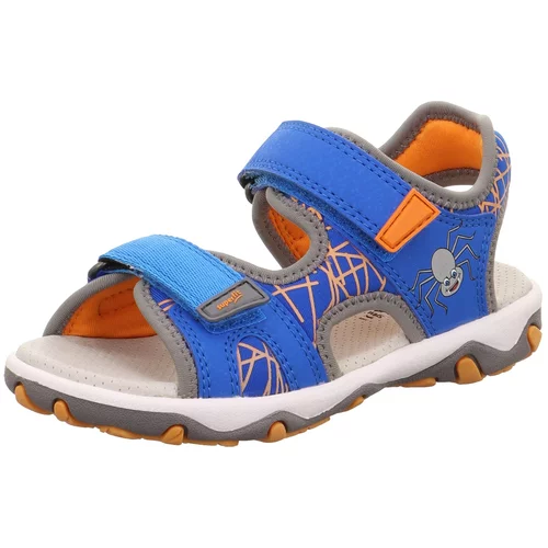 Superfit Otvorene cipele 'MIKE 3.0' plava / siva / narančasta