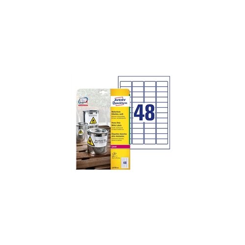 Avery Zweckform Naljepnice L4778-20, 45,7 x 21,2 mm, bijele Slike