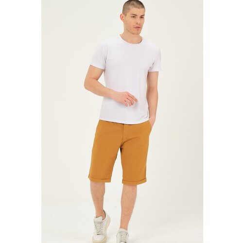 Dewberry S0001 XLEON MEN'S SHORTS-CAMEL Slike