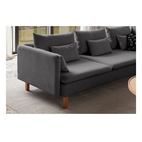 Atelier Del Sofa Kutna sofa Flexy L, 285 x 285 x 100 cm, Antracit Slike