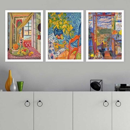 Wallity Set uramljenih slika 3BC_UN1535378, 3 Dela Cene