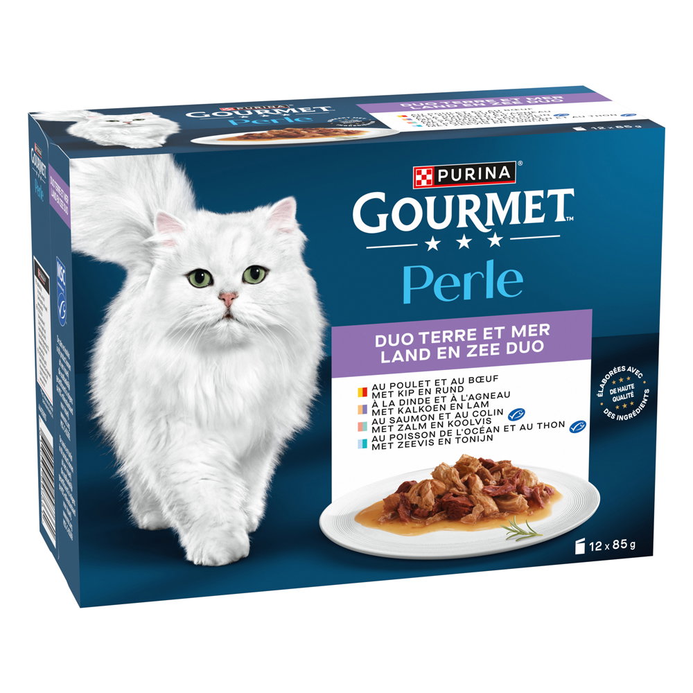 Gourmet Perle užitak u umaku 26 x 85 g - Perle mije&scaron;ani izbor Duo sa sela & iz mora 60 x 85 g Cijene