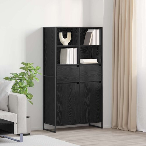  Kreveta 2 pcs Crni hrast 81 x 36 x 150.5 cm Konstruirano drvo Cijene