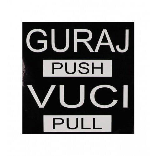 Master Naljepnica GURAJ-VUCI 19,5x19,5cm crna M50833 Slike