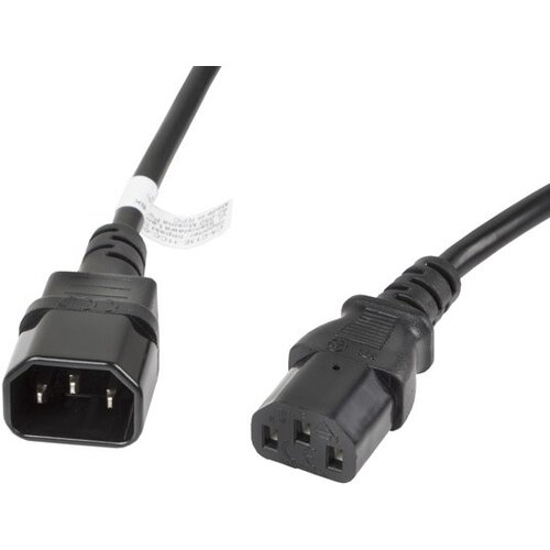 Lanberg CA-C13E-11CC-0030-BK power cable Black 3 m C13 coupler C14 coupler Cijene
