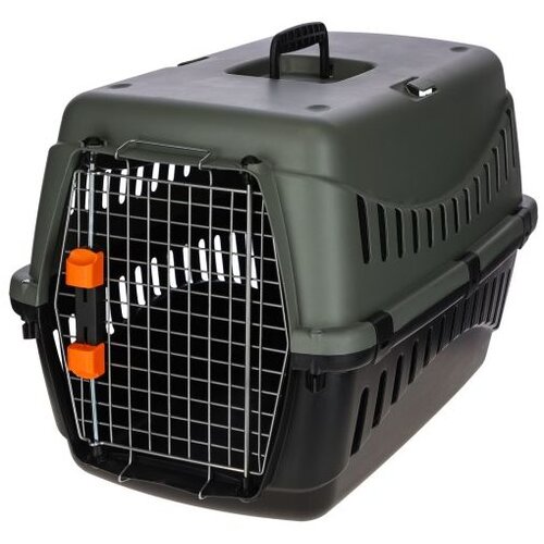  IATA 3 Transporter za ljubimce, 58x38x38cm, Crno-maslinasti Slike
