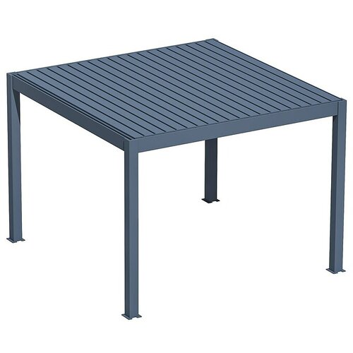Paviljon z lamelami Model Y (Š x G: 2.863 x 2.863 mm, Barva ogrodja: Antracit, Aluminij) Cene