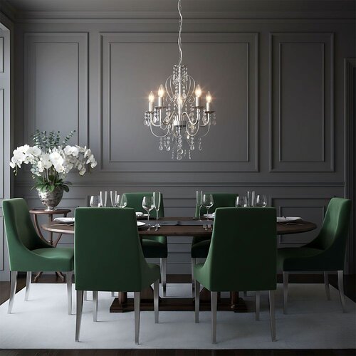 Toolight Elegantni Luster EBT008-5CP CHROME Slike