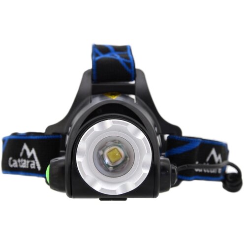 Cattara LED punjiva čelna lampa LED/6W/7,4V 5600 mAh IP44 crna/plava Slike