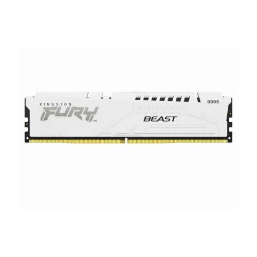 Kingston memorija 32GB/DIMM/DDR5/5600MHz/CL40/FURY beast white xmp Slike