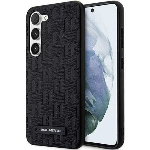 Karl Lagerfeld SAFFIANO MONO KOVINSKI LOGO OVITEK ZA SAMSUNG GALAXY S23 ČRN, (21899273) Cene