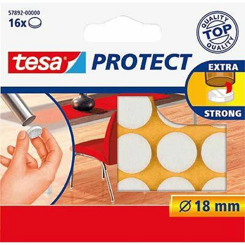 Tesa Blazinice Protect (Ø 18 mm, bela, 16 kos)
