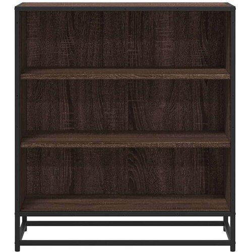 VidaXL Komoda boja hrasta 68x35x76 cm konstruirano drvo i metal Slike