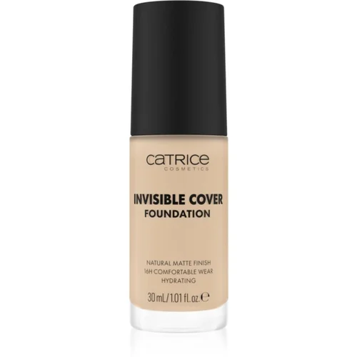 Catrice Invisible Cover Foundation prekrivni tekoči puder z mat učinkom odtenek 002N 30 ml