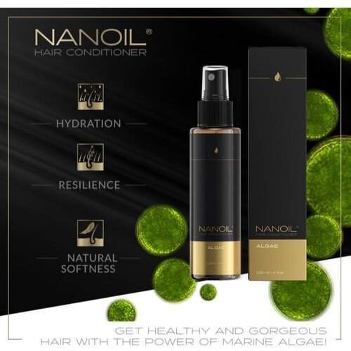 Nanoil Algae regenerator bez ispiranja u 2 faze s ekstraktom algi nori 125 ml Slike