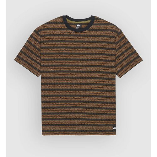 Quiksilver Okano Jacquard T-shirt black horizons horizontal Slike