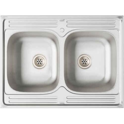  Kuhinjski ormarić za sudoper Lucca 2 pcs Crna Konstruirano drvo Slike