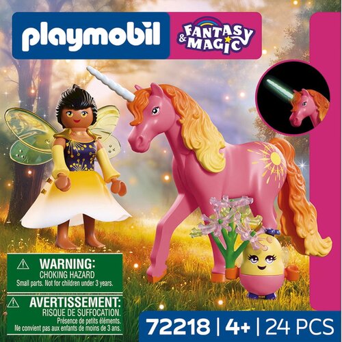 Playmobil 72218 - Zbirateljski samorog Morgentau z vilo - 1 k. Slike
