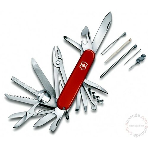 Victorinox nož Swiss Champ 91mm RED Slike