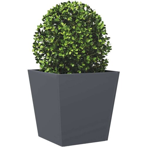 VidaXL Vrtne sadilice 2 kom antracit 40x40x40 cm čelične Slike