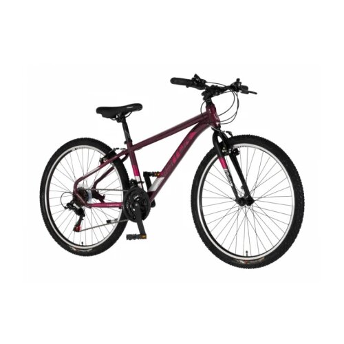 Visitor bicikl radiance 26&amp;quot; bordo roze Slike