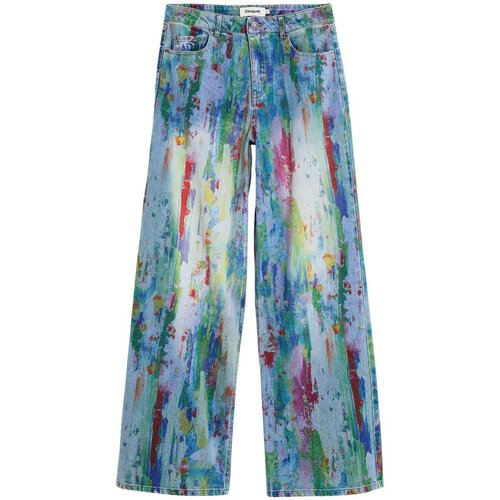 Desigual Kavbojke bootcut BRUSH 26SWDDX3 Modra Cene