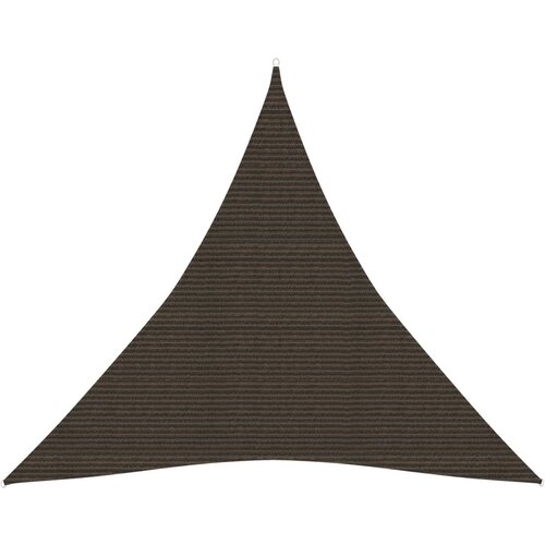 vidaXL Senčno jadro 160 g/m² rjavo 4,5x4,5x4,5 m HDPE Cene