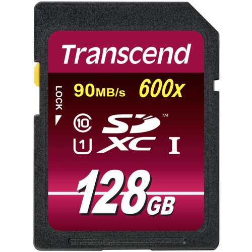 Transcend SDXC 128GB Class10 UHS-I 600x Ultimate Slike