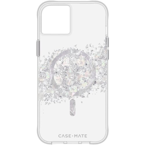 CASE-MATE MagSafe ovitek za iPhone 15, bel biserni dizajn - Mate ovitek, (20955877) Cene