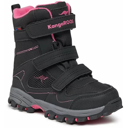 Kangaroos Škornji za sneg K-Robi Ktx 18965 000 5025 Black/Daisy Pink