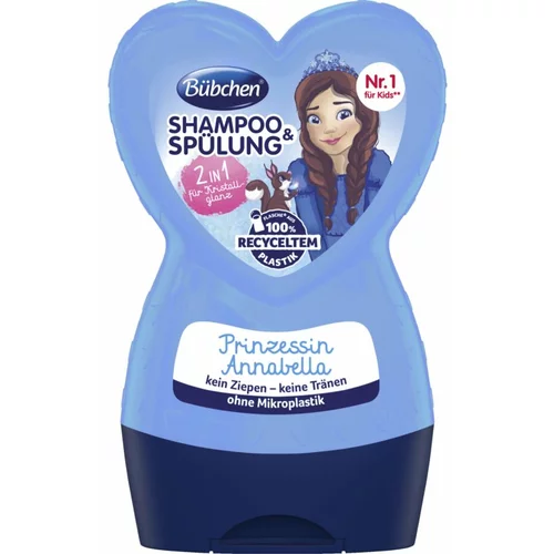 Bübchen Kids Shampoo & Conditioner šampon i regenerator 2 u 1 Princess Annabella 230 ml