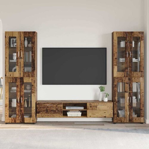  Set TV komoda FLORIN 3 kom. Staro drvo Konstruirano drvo Cene