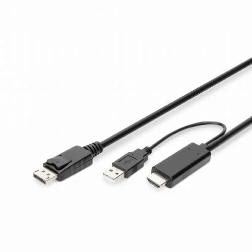 Digitus DisplayPort - HDMI kabel 2m