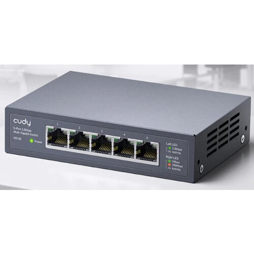 Cudy HS105 5-Port 2.5G Unmanaged Metal Switch za NAS zahteve koji zahtevaju intenzivnu propusnost Cene