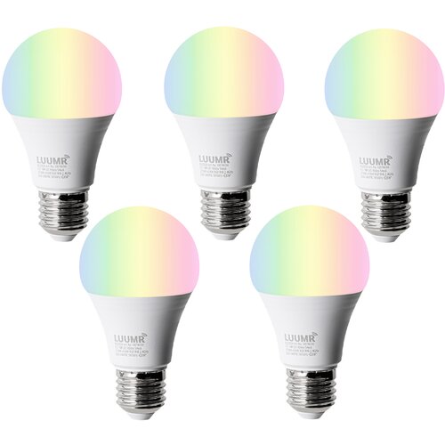 LUUMR Komplet 5 Pametne LED žarnice E27 A60 mat RGBW 9W 806lm 2700-6500K Cene