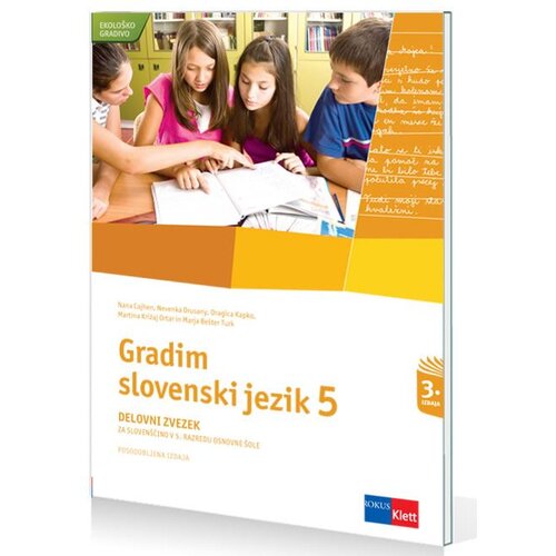  GRADIM SLOVENSKI JEZIK 5, delovni zvezek za sloven&amp;scaron;čino v 5. razredu osnovne &amp;scaron;ole Slike