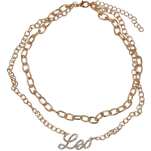 Urban Classics Accessoires Diamond Zodiac Gold Necklace leo Cene