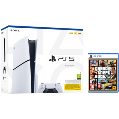 Sony PlayStation 5 Slim D ch + GTA V PS5 1000040587PS5X-011 Cijene