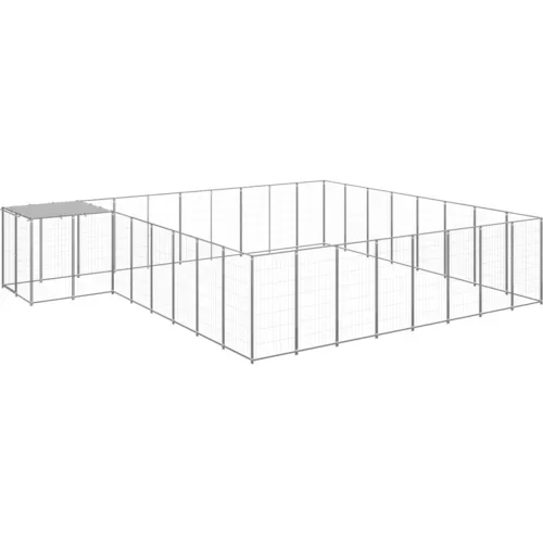  kavez za pse srebrni 20,57 m² čelični