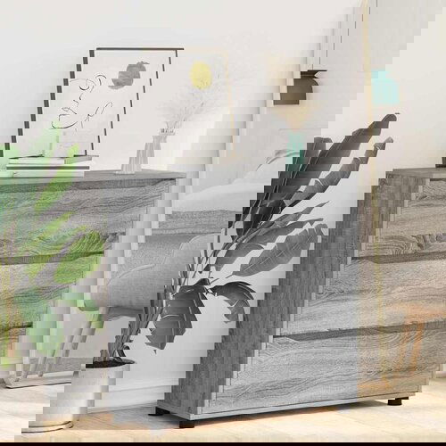 VidaXL Ormarić za pohranu Siva Sonoma 80 x 31 x 81 cm Slike