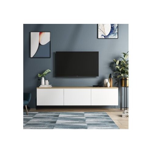 Hanah home neon white polica za tv Slike