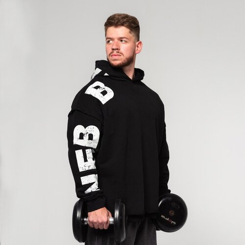 NEBBIA hoodie no bs black Cene