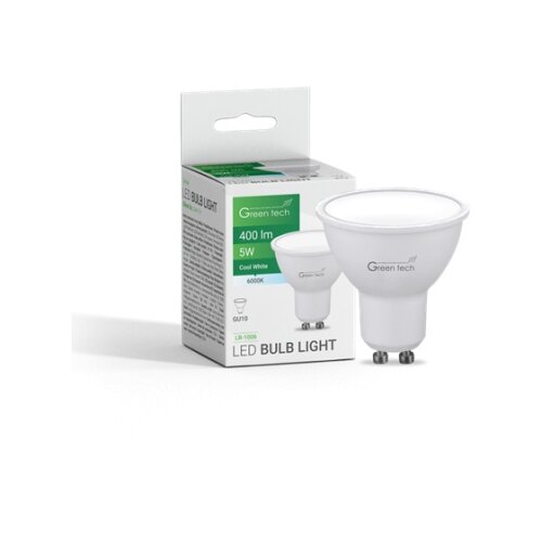 Greentech gu10 5w 6000k ip20 sanan chip led sijalica ( LB-1006 ) Cene