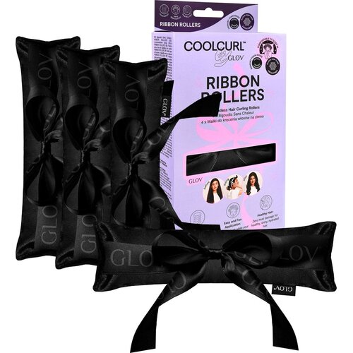 Glov COOLCURL&amp;trade; Ribbon Rollers - Black Slike