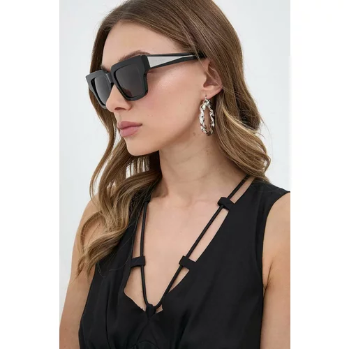 Bottega Veneta Sončna očala ženska, črna barva, BV1276S