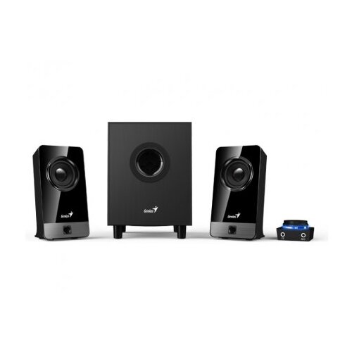 Genius zvočnik 2.1 - SW-G2.1 300X (3,5 mm Jack, RCA, Line-In, Mic, črn) Cene